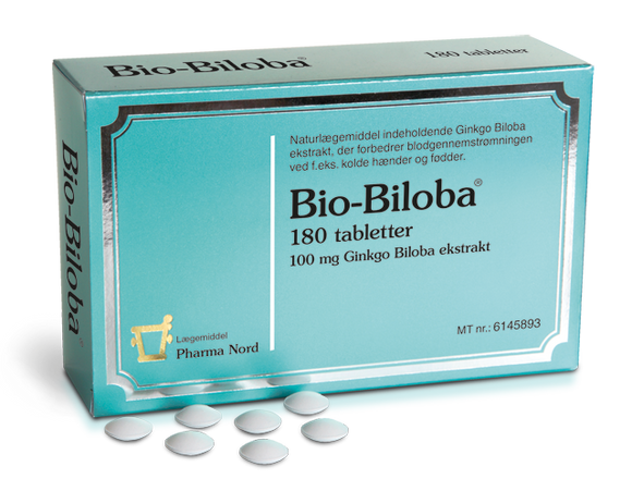 En æske Bio-Biloba fra Pharma Nord