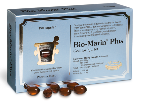 En æske Bio-Marin Plus fra Pharma Nord