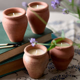 Handmade Terracotta candles - Vishal Box of 4 - Bivokslys