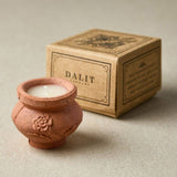 Handmade Terracotta Beeswax Candle - Megah Box of 6 Rose - Bivokslys