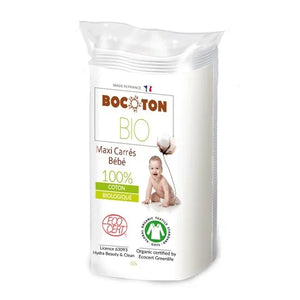 Bocoton Bio – 60 stk. Økologiske baby pads. 100% naturlige fibre Måler 11x9. 60 stk. Allergivenlige.