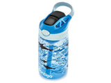 1 flaske Contigo Kids Easy Clean Blue Sharks, 420ml - AUTOSPOUT™