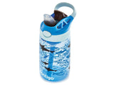 1 flaske Contigo Kids Easy Clean Blue Sharks, 420ml - AUTOSPOUT™