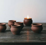 Handmade Terracotta Candles - Murgan Box of 4 - Bivokslys
