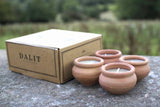 Handmade Terracotta Candles - Murgan Box of 4 - Bivokslys