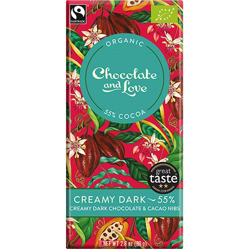 Chokolade Creamy Dark 55%- 80 gram