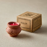 Handmade Terracotta Beeswax Candle - Megah Box of 6 Rose - Bivokslys