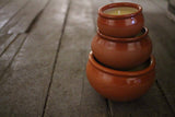 Glazed Beeswax Terracotta Candle | Original Scent 32hr Burn Bivokslys
