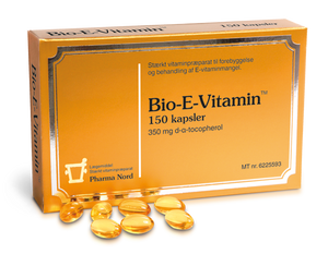 En æske Bio-E Vitamin fra Pharma Nord