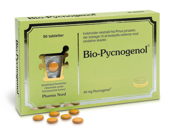 En æske Bio-Pycnogenol fra Pharma Nord