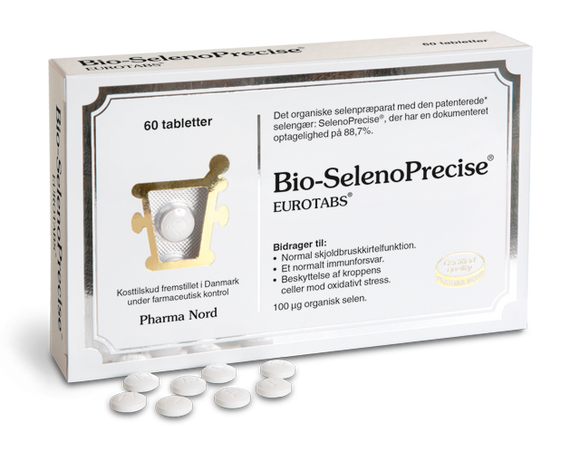 En æske Bio-SelenoPrecise fra Pharma Nord