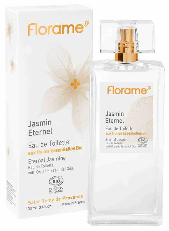 En flaske Jasmin Eau de Toilette fra Florame