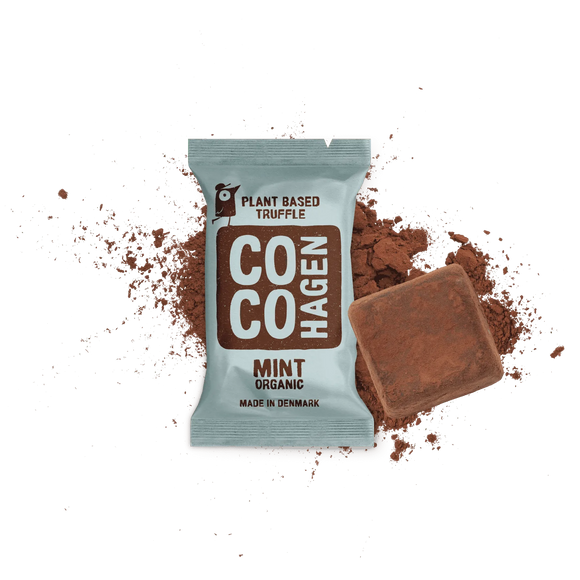 En 20 g Mint Organic Bar fra Cocohagen
