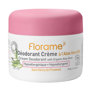 En beholder Hypoallergenic creme deodorant fra Florame