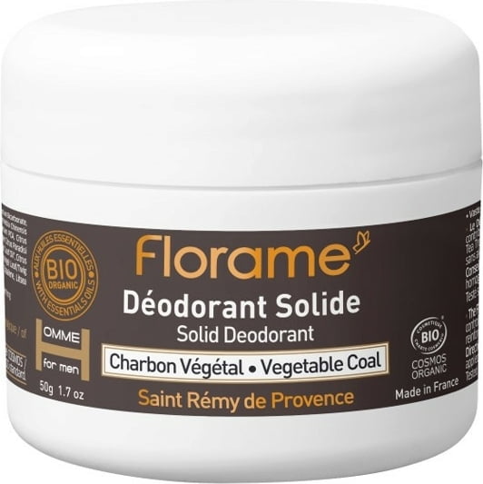 En 50 ml bøtte Herre Cream Deodorant fra Florame