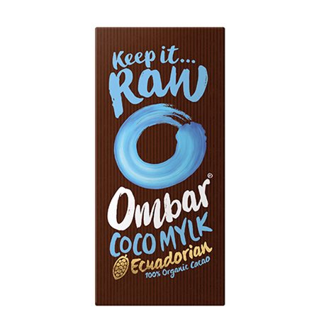 En bar Økologisk Raw chokolade med Coco Mylk